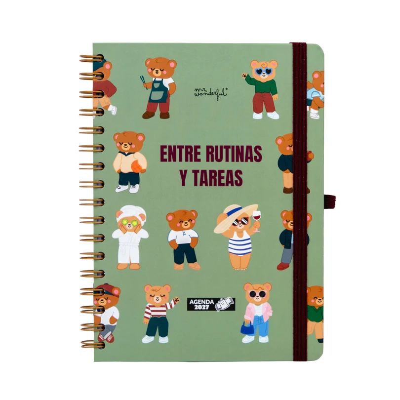 mrw-8445641082701-agenda-semanal-2027-entre-rutinas-y-tareas_esp_01 Agenda Semanal 2027 Mr. Wonderful - Entre Rutinas y Tareas - Imagen 1