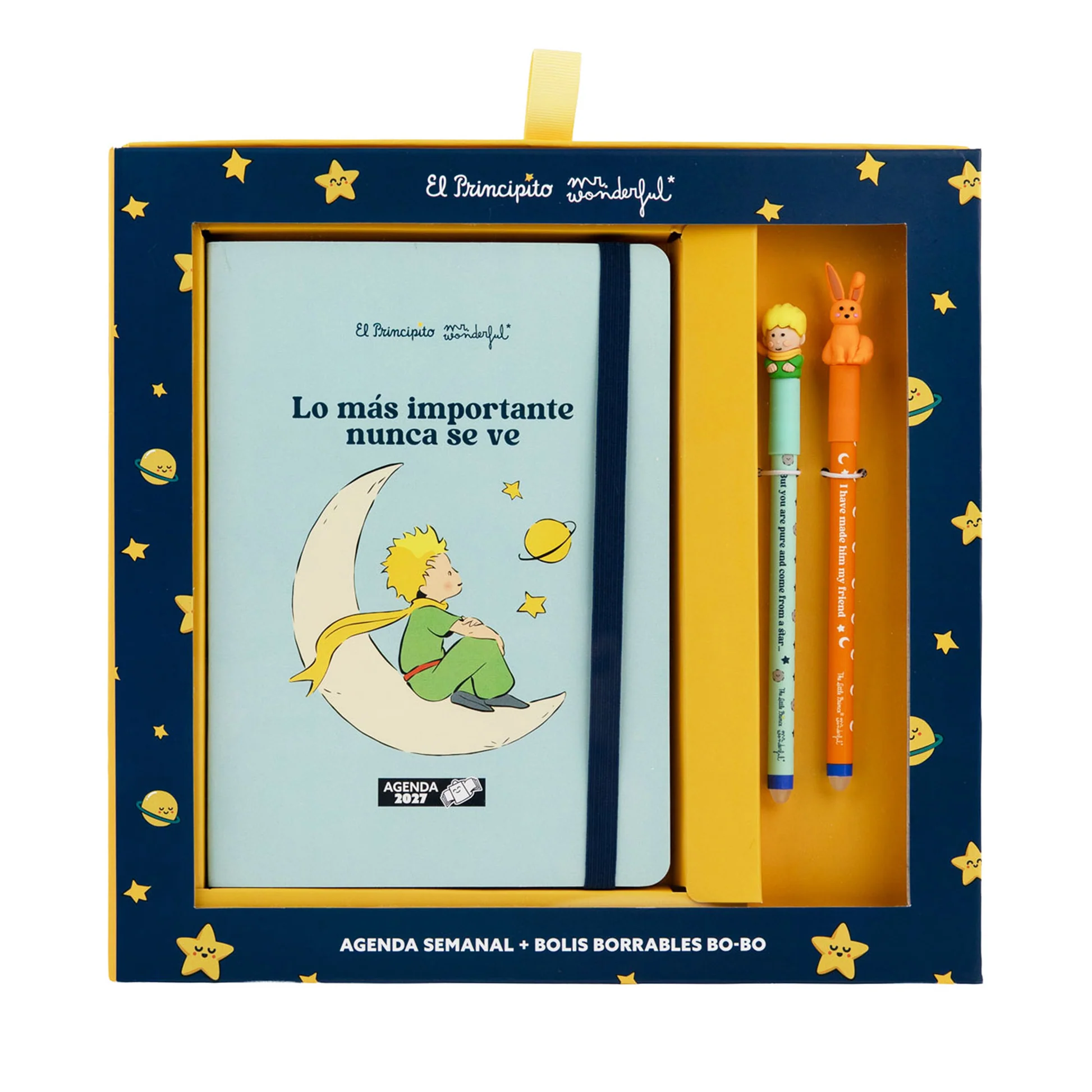 mrw-8445641082947-agenda-basic-pack-premium-bobos-el-principito_esp_01 (1) Agenda semanal 2027 pack premium - El Principito mr wonderfull - Imagen 1